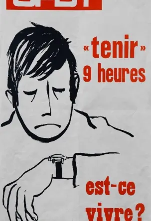 Affiche tenir 9 heures est-ce vivre 1998