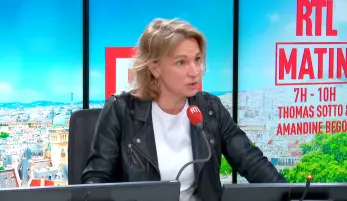 Marylise Léon sur le plateau de la matinale de RTL