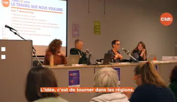 Isabelle Mercier et équipe régionale et confédérale à Angers