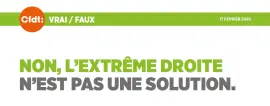 Non, l'extrême droite n'est pas une solution