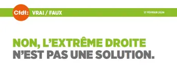 Non, l'extrême droite n'est pas une solution