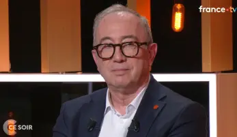 Luc Mathieu sur le plateau de C ce soir sur France TV le 6 mai 2026