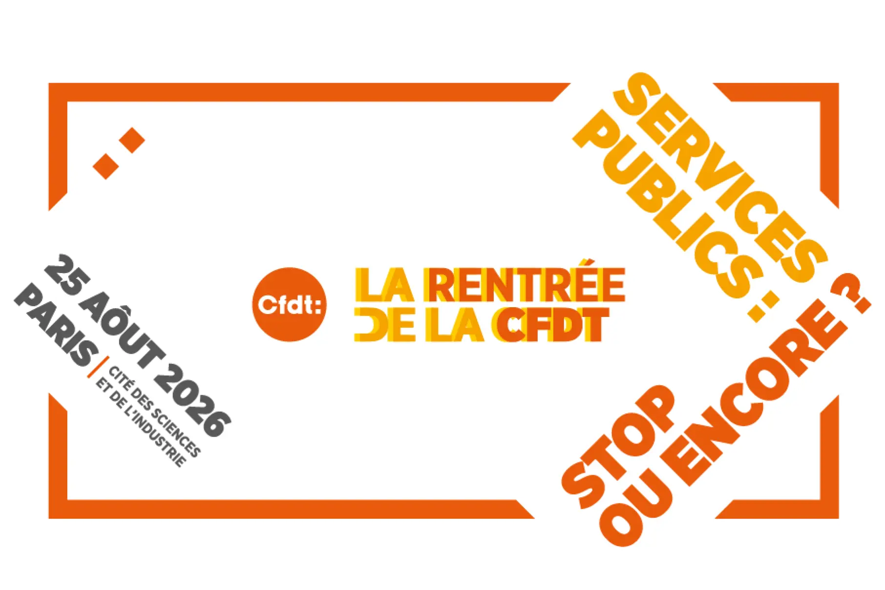 visuel de l'événement de rentrée 2026 avec le titre et la date