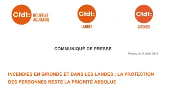 Communiqué de presse de l'URI Nouvelle Aquitaine