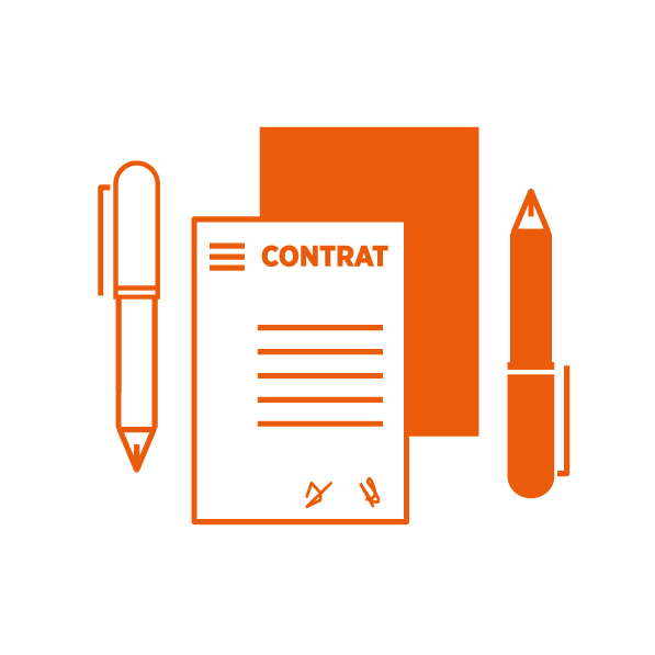 PICTO Contrat travail-Orange
